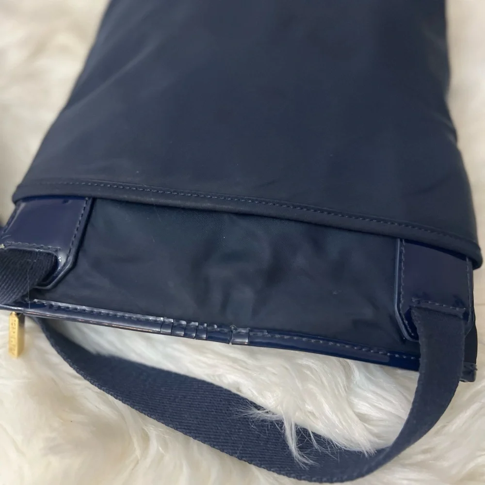 Tory Burch Blue Black Messenger Bag